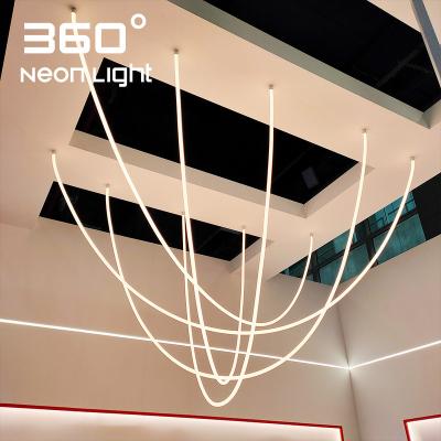 China LANDSCAPE 360 RGB Led Neon Light Strip Round Tube Night Light Flexible Neon Light Tube for sale