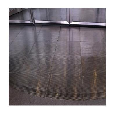 China Modern Stainless Steel Entrance Grill Door Mats Floor Mats For Hotel For Shopping Mall for sale