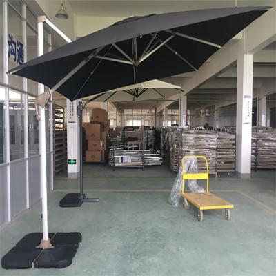 China Wholesale Custom Outdoor Cantilever Aluminum Umbrellas 8ribs Large Size Patio Furniture Beach Patio Umbrellas for sale