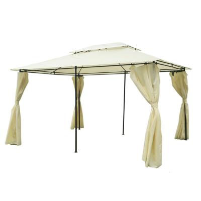 China Outdoor Custom Leisure Yard Pool Gazebo Waterproof Material For Gazebo Curtains for sale