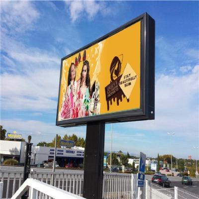 China Outdoor CE RoHS Approved Waterproof IP65 Outdoor Full Color LED Digital Billboard Sign P6 Single Sided Display for sale