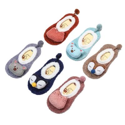 China QUICK DRY Everystep 3d Cartoon Infant No Show Socks Non Slip Newborn Cotton Babies Socks for sale