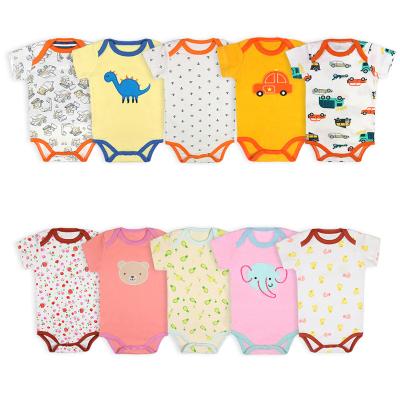 China LONG SLEEVE EVERYSTEP newborn baby clothes giving short sleeves baby cotton romper /baby jumpsuit ranodm for sale