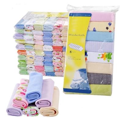 China QUICK DRY Everystep 8 Piece Cotton Baby Mouth Towel Pack Baby Super Soft Face Towel for sale