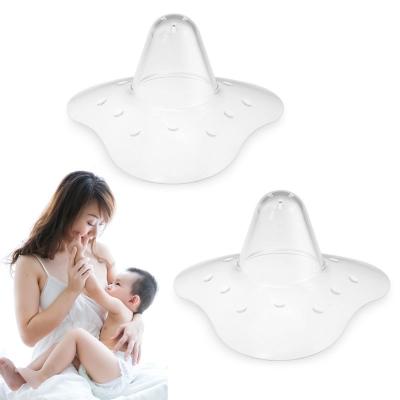 China BPA Everystep Breast Nipple Shield Silicone Breast Milk Protector Nipple Shield Free Feeding Breastfeeding 2pcs/set for sale