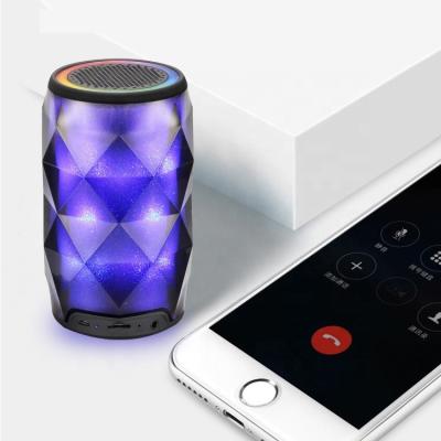 China Flash Light Mini Blue Tooth Wireless Touch Control Speaker LED for sale