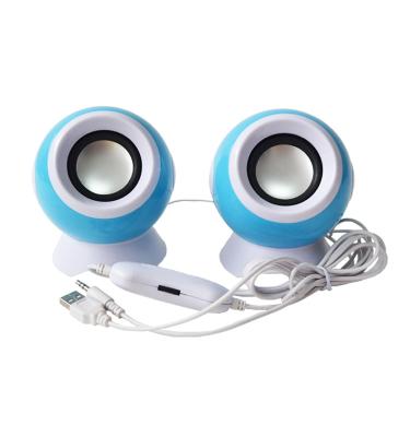 China Mini Computer 2.0 usb wired speaker with good bass stereo sound for sale