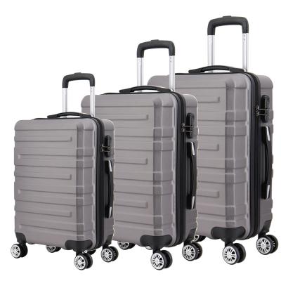 China Long-distance Travel Travel Suitcase 3 piece trolley Luggage set Factory wholesale unisex carry-on large capacity luggage with wheels for sale