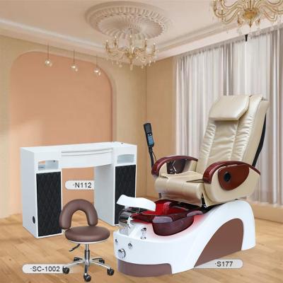 China Electric Pedicure Chair Pipeless Jet Whirlpool Foot Spa Massage Nail Beauty Prices Wholesale Cheap Modern Furniture Easy To Clean Salon for sale