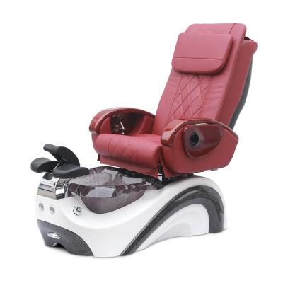 China Low Foot Spa Pedicure Chair Foot Pedicure Spa Chair Manufacturer Fiberglass Spa Nail Furniture Easy To Clean For Sale for sale