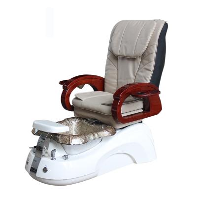 China luxury gold joint systems pedicure chair for nail salon furniture with nail salon client chair for sale