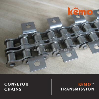 China ALLOY 08B 304 Stainless Steel Roller Chain For Conveyor With K-1 Attachment for sale