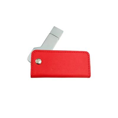 China Gift Company Colorful Leather Gifts USB Flash Drive With OEM Logo USB Flash Drives for sale