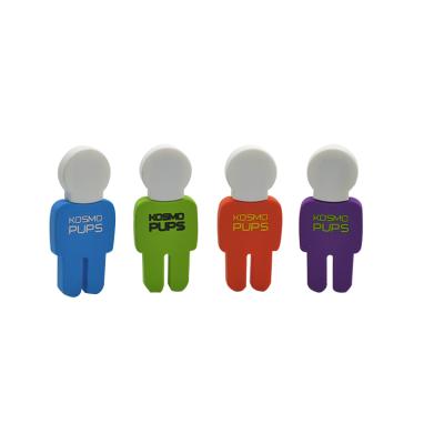 China Soft Rubber PVC Humanoid USB Drive Customized PVC USB Embossed Promotional Logo Drive for sale