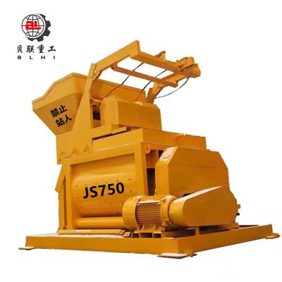 China Factory Manufacturers Direct Sale Concrete Mixer JS750 Double Shaft Concrete Batching Mixer for sale