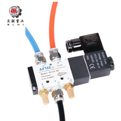 China Aluminum alloy hot sale airtac 4V310 220v 24v DC/AC pneumatic solenoid valve for sale