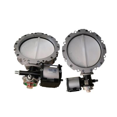 China Construction worksÂ   2022 Innovative Products Sicoma Silo Discharge Flange Butterfly Valves With Pneumatic for sale