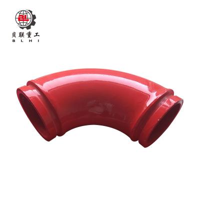 China Factory direct sales of high quality DN125 double-wall concrete pump elbow wear-resistant pipe concrete pump elbow pump for sale