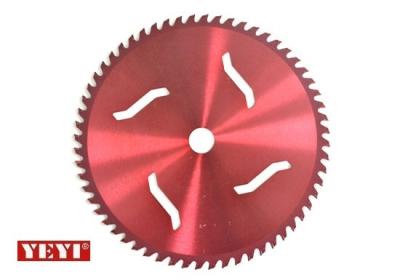 China Red Powder Coating Carbide Brush Cutter Blade For grass , TCT circular 40 tooth saw blade for sale