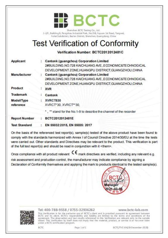 CE - Cantonk (guangzhou) Corporation Limited