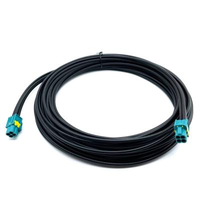 Cina 4P Maschio a Maschio Mini Kabel Fakra 50 ohm Codice Z Pigtail Fakra Femminile Jack a Fakra Z Maschio Cable RG316 in vendita