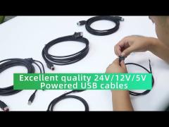 24V 12V 5V poweredUSB cable