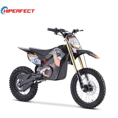 China super high quality dirt brushless dirt brushless cross bike big wheel children 1100W electric motorcycle kids HP113E for sale