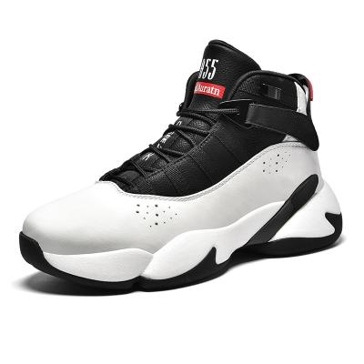 China Wholesale Sports Basketball Men Fashion Outdoor Basketball Shoes High Quality Breathable Durable Active Basketball Boots for sale