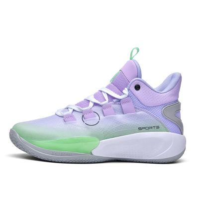 China Cushioning Wholesale High Ankle Non-slip Hyperdunk School Sneaker Basketball Shoes Youth Women Men Student Branded Basketball Shoes For Boy Girl for sale