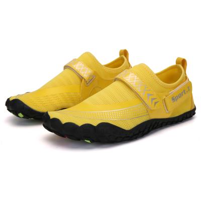 China Wholesale Functional Mirror Leather Unique Couples Pig Mesh Fashion Trend Shoes Fitness Swimming Gym Shoes Water Shoes for sale