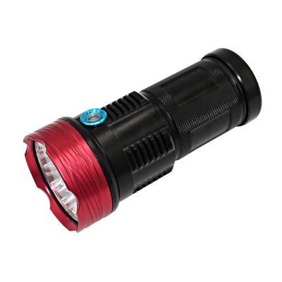 China Aluminum Alloy High Power Led Torch Light 12000 Lumens Led Flashlight Led Flashlight Rechargeable for sale