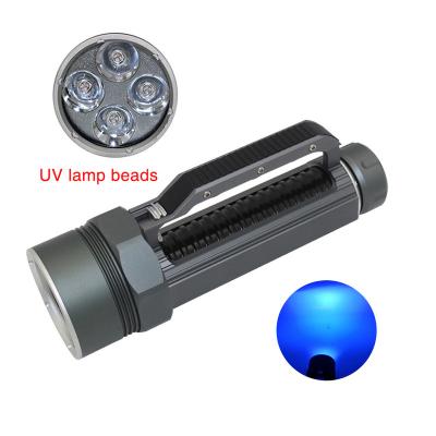 China Led Flashlight Hlgh Power Scuba Diving Torch LED Underwater UV Flashlight for sale