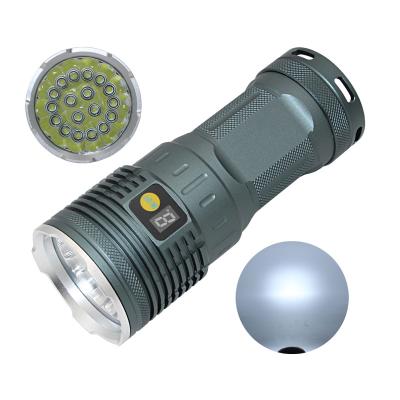 China DC Camping Charging 18650 Battery 16000 Lumens 18*T6 LED Linterna Tactical Powerful Lamp Light Flashlight for sale