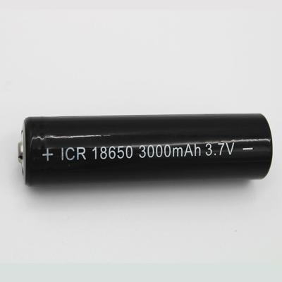 China CE RoHS Chargeable ICR 18650 Batteries 3000mAh 3.7V Li-ion Battery For Chargeable Flashlight Bike Light Headlight 18650 Battery for sale