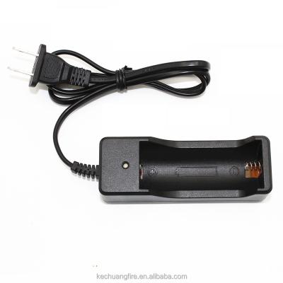 China Universal 26650 Battery 4.2V Single Battery Charger For 26650 3.7V Li-ion Rechargeable Battery for sale