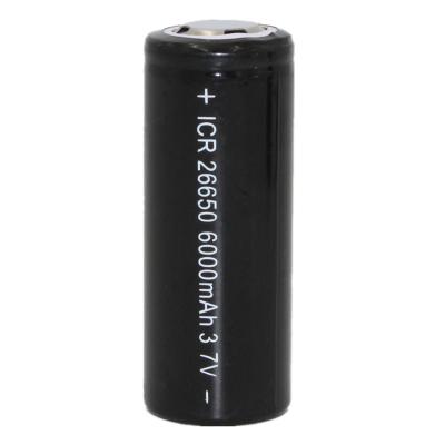 China Digital Products Factory Wholesale Sales Customize 26650 High Capacity 6000mAh Rechargeable Li-ion Battery for sale