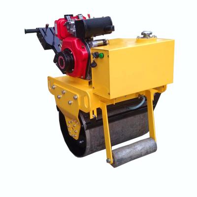 China Small drum shops building material mini single handf roller road roller compactor with CPA certificate for sale