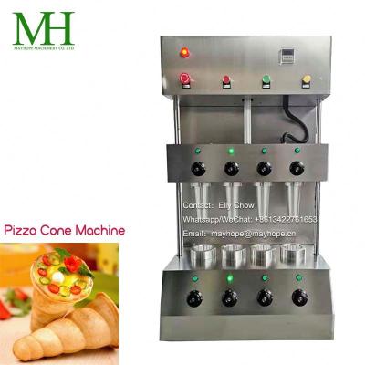 China Restaurant Automatic Hand Grip Conical Pizza Cone Making Machine for sale