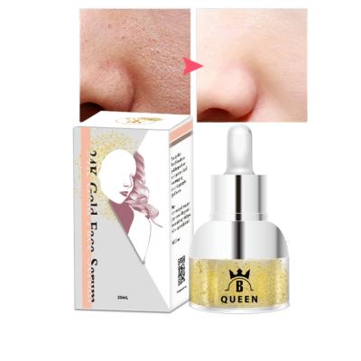 China Whitening Anti Aging 24K Gold Serum Women Beauty Skin Care Serum Peptides 20ml for sale