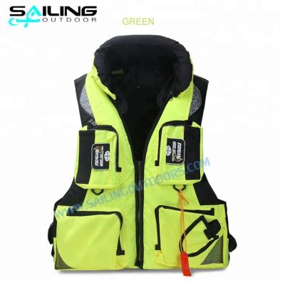 China Fishing Fishermen Multifunctional Life Jacket Customized Fishing Safety Vest for sale