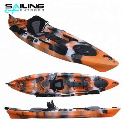 China Cheap Relaxing Outdoor Design 3.95m Sailing New Sit On Top King Craft Fishing Kayak Wholesale With Fishing Lures for sale