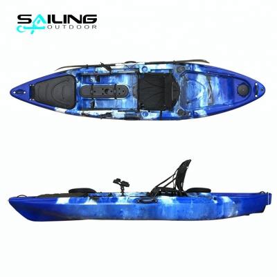 China Outdoor Ocean Sailing New Relax Fishing Boat 3.6m Sit On Top Fishing Kayak With Pedal for sale