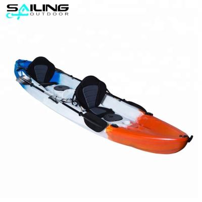 China High Quality Super Durable Transparent Kayak Fishing Canoe Ocean Kayak Relaxing Boat for sale