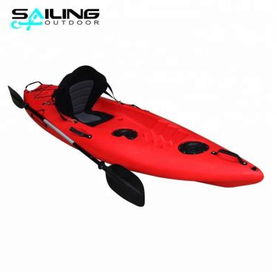 China 8.5ft Canoe China Kayak Roto Mold Sit On Top Boat For Relaxing Plastic Folding Sale for sale