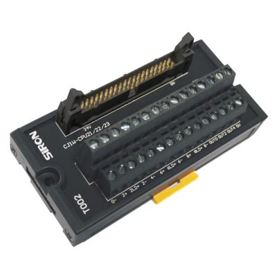 China Below 1.5mã Ž ¡ /AWG16 SiRON T002 din rail terminal block for PLC CJ1M-CPU21/22/23 specialized terminal block breakout board for sale