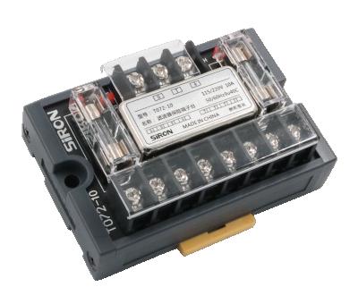 China Widely used in automation equipment T072-10 power supply terminal with filter AC circuit short-circuit protection terminal for sale