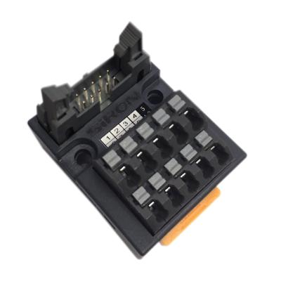 China Widely used in automation equipment SiRON T055 shrapnel terminal block breakout board super space saving 10P super connector PLC terminal block for sale