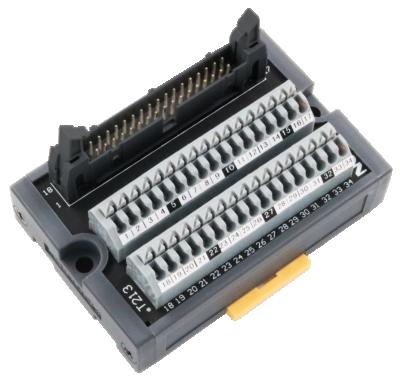 China Widely used in New Shrapnel SiRON T213 Automation Equipment Breakout Terminal Blocks 34P Panel Connector High Quality Industrial Terminal Block for sale