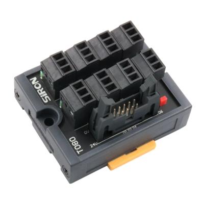 China Widely used in automation equipment SiRON T080~T080-p 8 position input pluggable terminal block improves system efficiency 2, 3-wire signal terminal block for sale