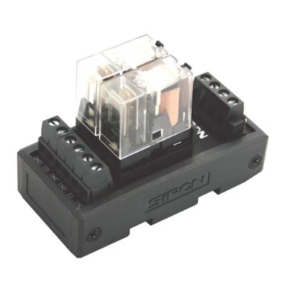 China SIRON Y430 Type Sealed Power Relay Module 2 Bit 1C Wide Base Power Relay Module for sale